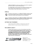 Preview for 3 page of Sigma DA5320 Owner'S Manual