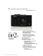 Preview for 2 page of Sigma DP2S Brochure & Specs