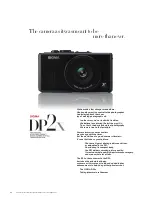 Preview for 2 page of Sigma DP2X Brochure & Specs