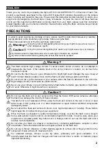 Preview for 3 page of Sigma EF-610 DG SUPER - Instructions Manual