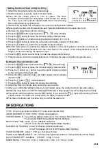 Preview for 73 page of Sigma EF-610 DG SUPER - Instructions Manual