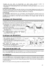 Предварительный просмотр 21 страницы Sigma EM-140DG Instructions Manual