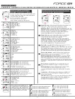 Предварительный просмотр 1 страницы Sigma FORCE 9 Quick Start Manual