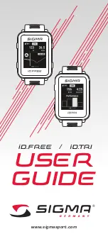 Sigma iD.FREE User Manual preview