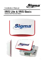 Preview for 1 page of Sigma IRIS Lite Installation Manual