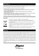 Preview for 8 page of Sigma IRIS Lite Installation Manual