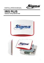 Preview for 1 page of Sigma IRIS PLUS Installation Manual