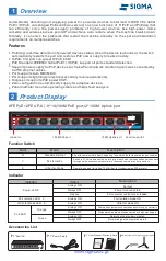 Preview for 2 page of Sigma NPS-08 User Manual