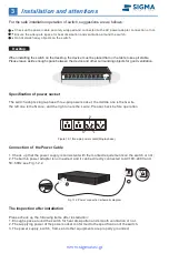 Preview for 3 page of Sigma NPS-08 User Manual