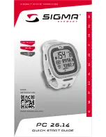 Sigma PC 26.14 Quick Start Manual предпросмотр