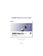 Sigma PHOTO PRO 4.2 Manual preview