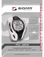Sigma RC 1209 Manual preview