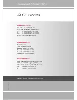 Preview for 240 page of Sigma RC 1209 Manual