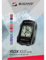 Предварительный просмотр 3 страницы Sigma ROX 10.0 G User Manual