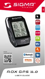 Sigma ROX GPS 11.0 User Manual preview