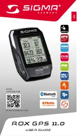 Предварительный просмотр 1 страницы Sigma ROX GPS 11.0 User Manual