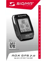 Sigma ROX GPS 7.0 Quick Start Manual preview