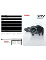 Preview for 1 page of Sigma SD 9 Brochure & Specs