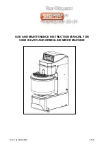 Sigma Silver 50 Use And Maintenance Instruction Manual preview