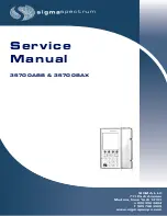 Предварительный просмотр 1 страницы Sigma Spectrum 35700ABB Service Manual