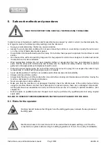 Preview for 10 page of Sigma SPRIZZA SPZ 40 Instruction, Use And Maintenance Manual