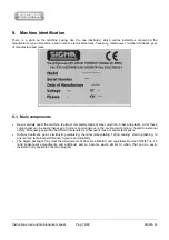 Preview for 14 page of Sigma SPRIZZA SPZ 40 Instruction, Use And Maintenance Manual