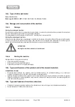 Preview for 17 page of Sigma SPRIZZA SPZ 40 Instruction, Use And Maintenance Manual