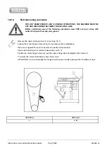 Preview for 30 page of Sigma SPRIZZA SPZ 40 Instruction, Use And Maintenance Manual