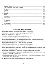 Предварительный просмотр 3 страницы Sigma TAB A801 Manual