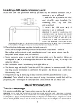 Предварительный просмотр 9 страницы Sigma TAB A801 Manual