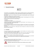 Предварительный просмотр 4 страницы Sigma TAURO 35 Instruction, Use And Maintenance Manual