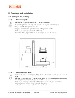 Предварительный просмотр 23 страницы Sigma TAURO 35 Instruction, Use And Maintenance Manual