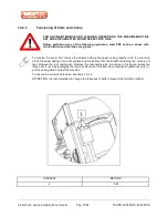 Preview for 31 page of Sigma TAURO 35 Instruction, Use And Maintenance Manual