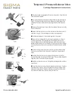 Предварительный просмотр 1 страницы Sigma Tempress II Replacement Instructions