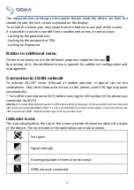 Предварительный просмотр 7 страницы Sigma X-Style S5501 User Manual