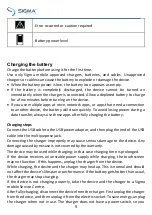 Предварительный просмотр 9 страницы Sigma X-Style S5501 User Manual