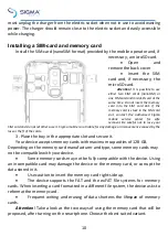 Предварительный просмотр 10 страницы Sigma X-Style S5501 User Manual