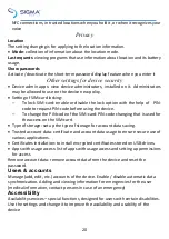 Preview for 20 page of Sigma X-Style S5501 User Manual