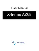 Предварительный просмотр 1 страницы Sigma X-treme AZ68 User Manual