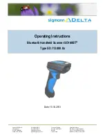 Sigmann DELTA SD160BTex Operating Instructions Manual preview