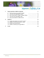 Preview for 4 page of Sigmann DELTA SD160ex Operating Instructions Manual