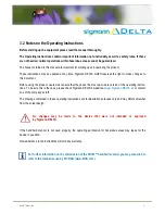 Preview for 8 page of Sigmann DELTA SD160ex Operating Instructions Manual