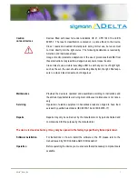 Preview for 10 page of Sigmann DELTA SD160ex Operating Instructions Manual