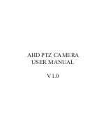 Sigmasec PTZ-205AHD User Manual preview