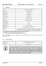 Предварительный просмотр 15 страницы SIGMATEK ETT 7321 Operating Manual