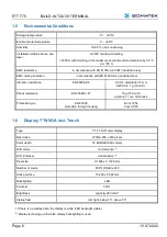 Предварительный просмотр 8 страницы SIGMATEK ETT 775 Operating Manual