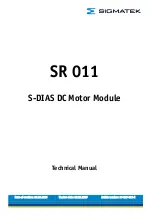 Preview for 1 page of SIGMATEK S-DIAS DC Motor Module Technical Manual