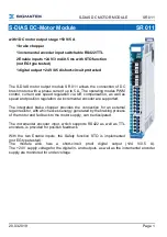 Preview for 3 page of SIGMATEK S-DIAS DC Motor Module Technical Manual