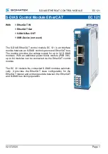 Preview for 3 page of SIGMATEK S-DIAS EC 121 Operating Manual