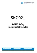 Предварительный просмотр 1 страницы SIGMATEK SNC 021 Manual